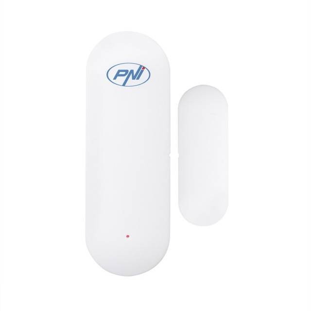 Contact magnetic inteligent PNI Safe House PG07 pentru monitorizare usi si ferestre prin internet, compatibil cu aplicatia Tuya, stand alone sau