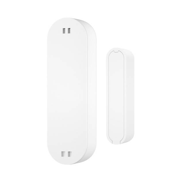 Contact magnetic PNI Safe House HS301 cu Wi-Fi, pentru monitorizare usi/ferestre prin aplicatia Tuya Smart, alarma sonora 80dB, difuzor incorporat,