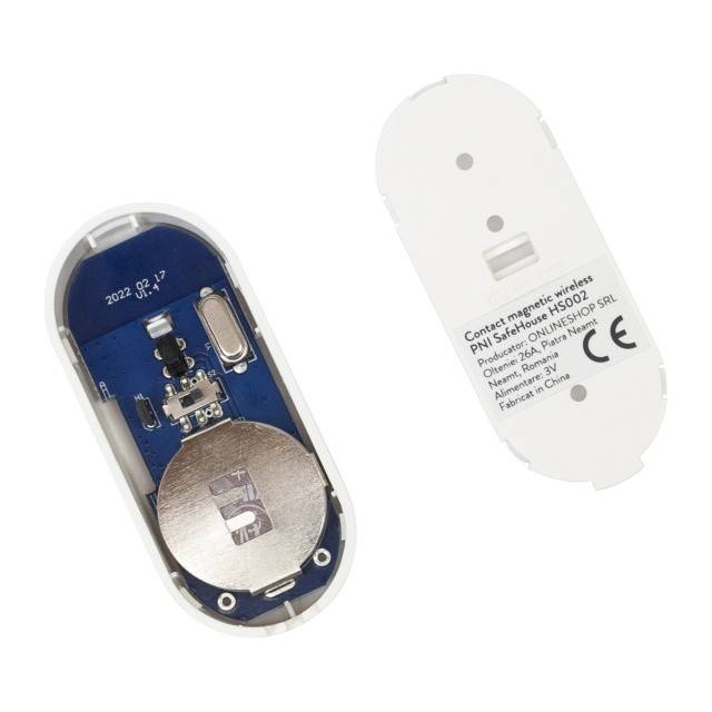 Contact magnetic wireless PNI SafeHouse HS002 pentru sisteme de alarma