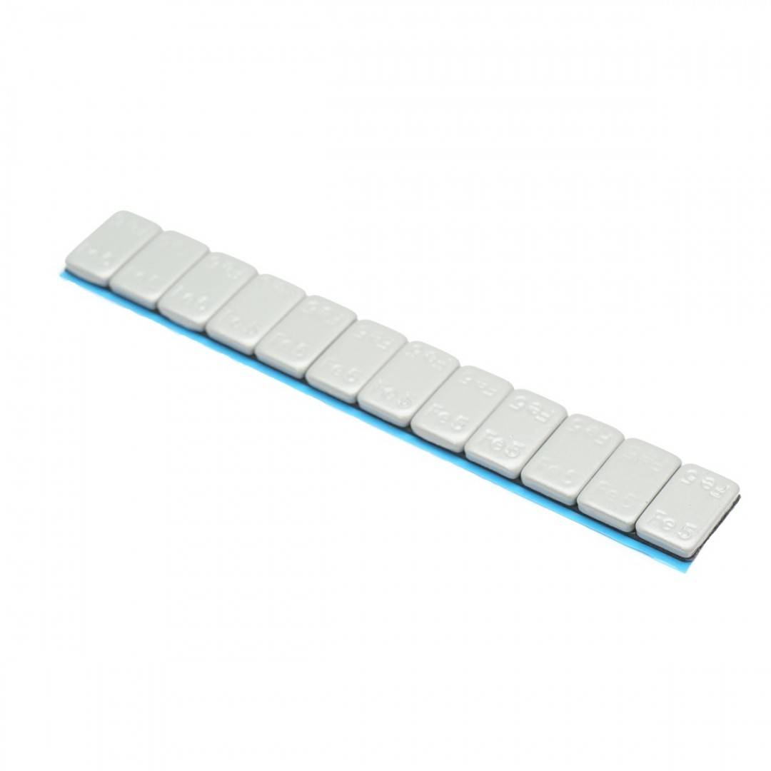 Contragreutati autoadezive gri inchis echilibrare roti Fe 60g (5gx12 buc) 100 benzi/cutie