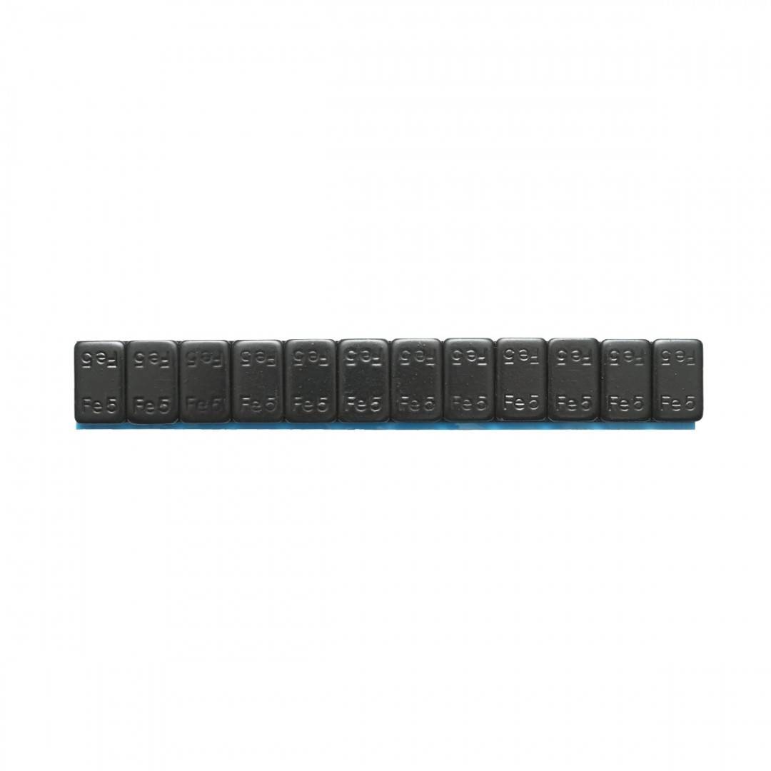Contragreutati autoadezive negre echilibrare roti Fe 60g (5gx12 buc) 100 benzi/cutie