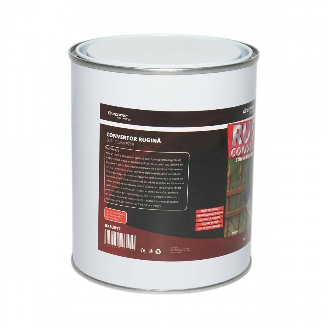 Convertor rugina solutie neutralizare si indepartare rugina 750g Breckner Germany