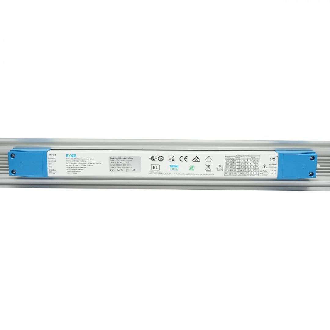 Corp iluminat LED industrial High-Bay 120W, 220V, 6000K, 16800lm pentru hale, depozite 1500mm IP44 Breckner Germany