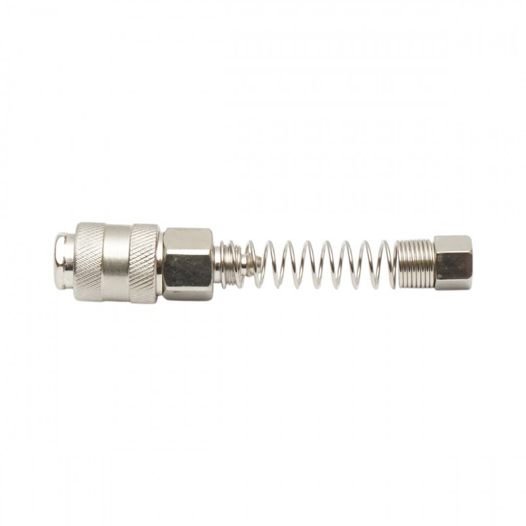 Cupla rapida mama aer comprimat cu arc de protectie 1/4