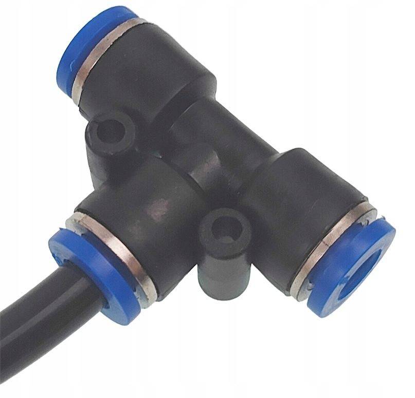 Cupla rapida pentru pistol de suflare fi 8 mm, 3/8, cu furtun 1 m, racord T, set complet