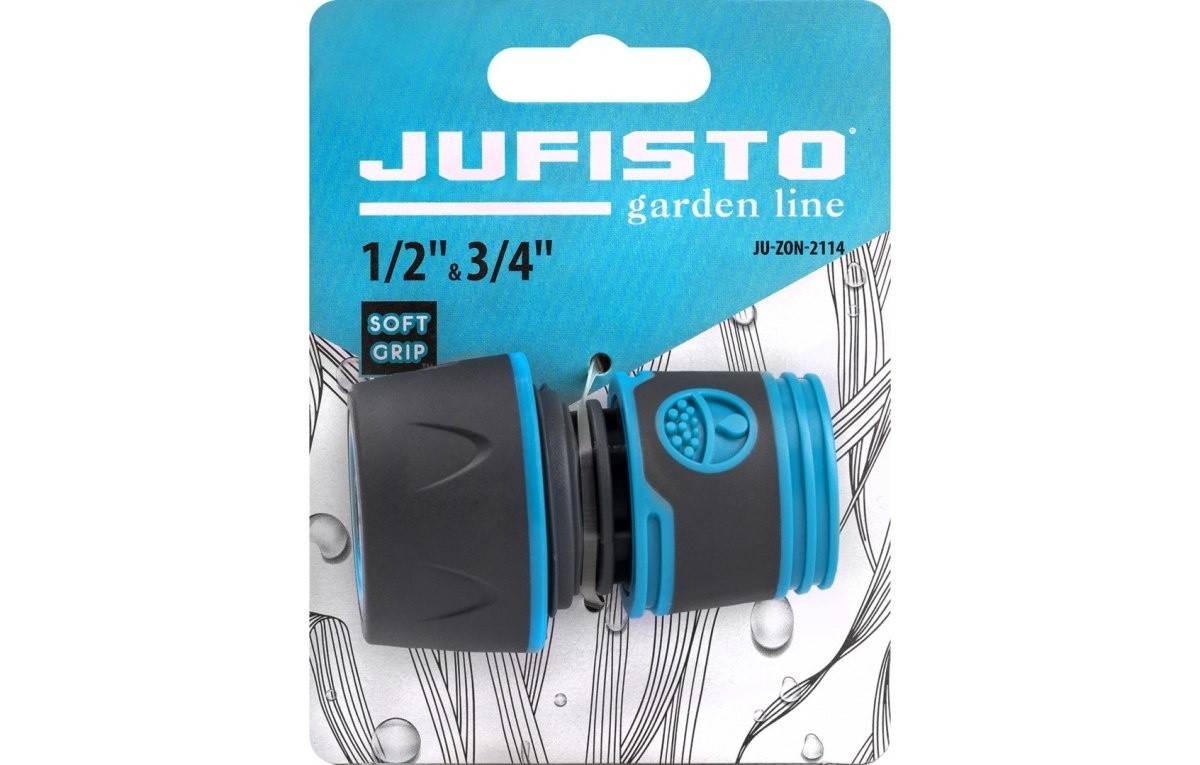 Cuplaj rapid universal Jufisto 1/2'-3/4', bimaterial, mâner moale