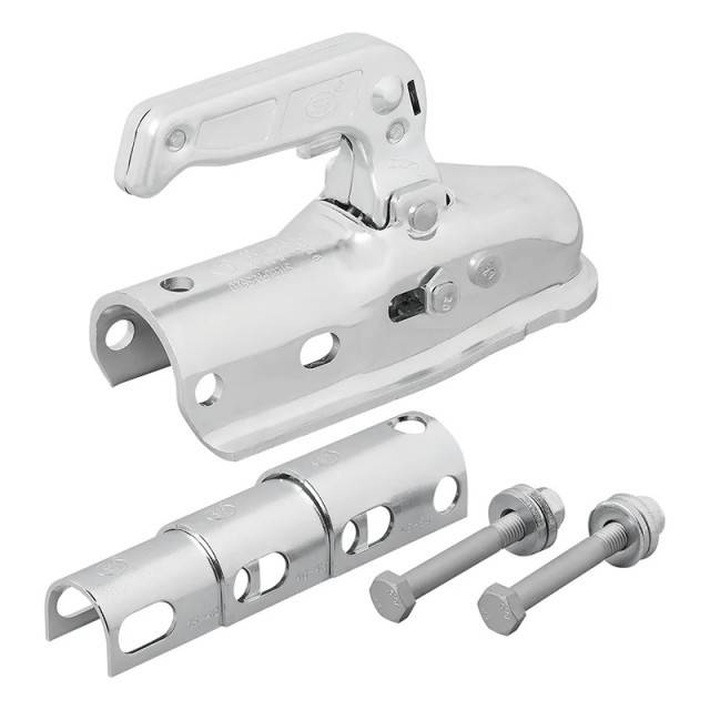 Cuplaj remorca 40/45/50mm 2300 Kg ax rotund cu sistem de franare