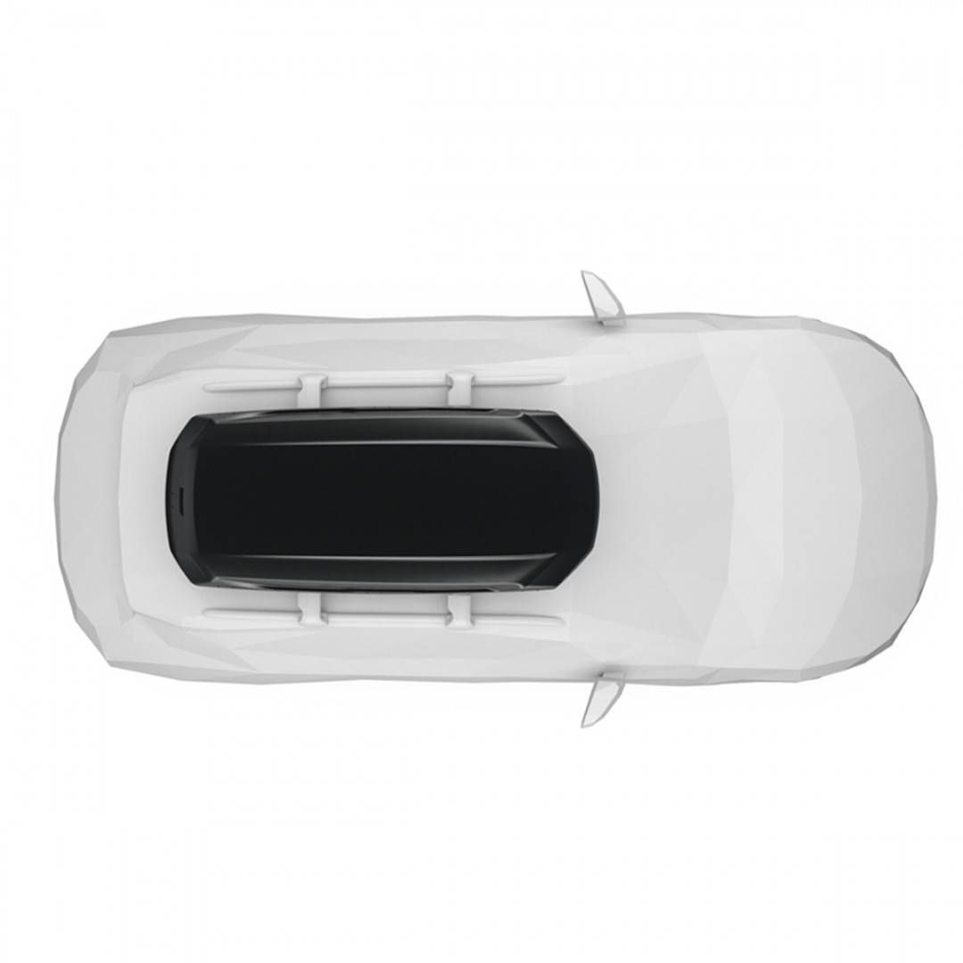 Cutie portbagaj Thule Pulse 2 L, Negru Mat