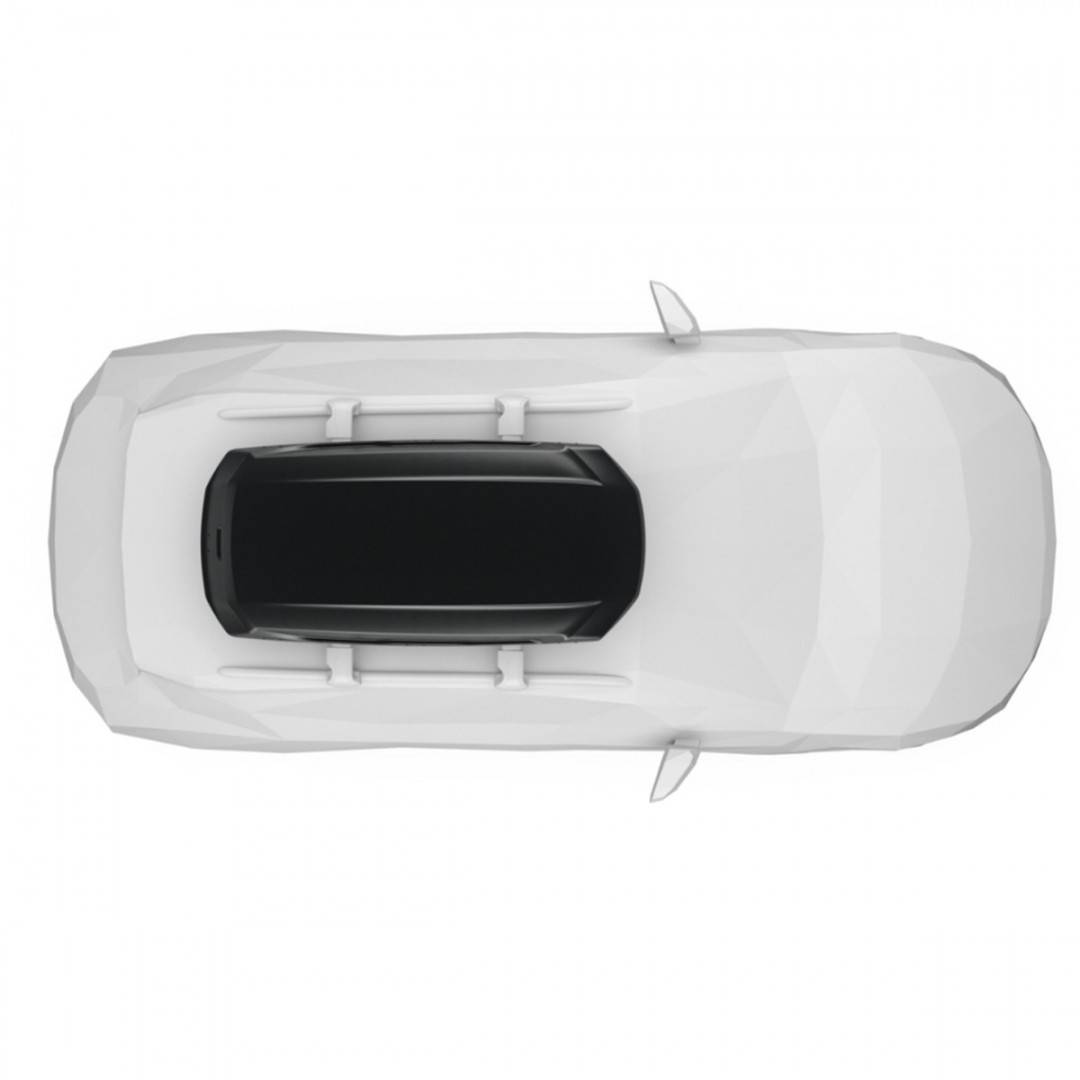 Cutie portbagaj Thule Pulse 2 M, Negru Mat