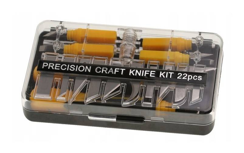 Cutite si daltite modelistice de precizie – set 22 bucati