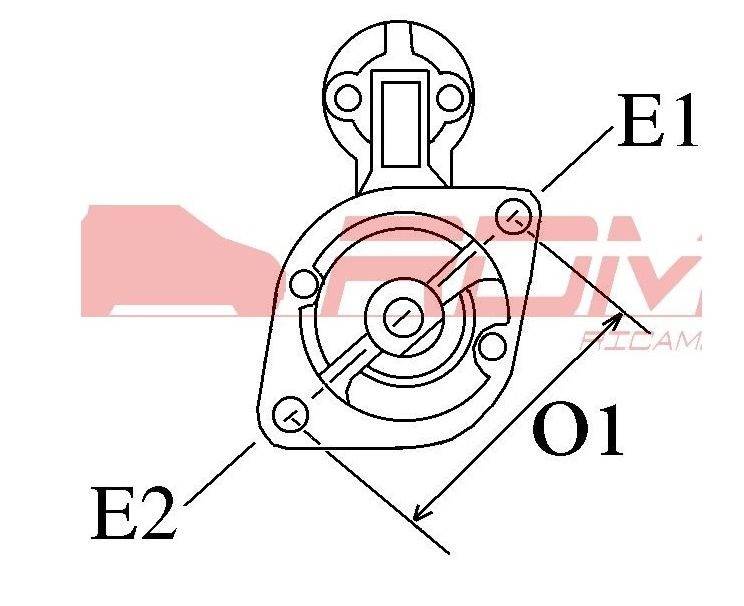 Demaror (motor de pornire) – Aixam – 6798031150, Z402