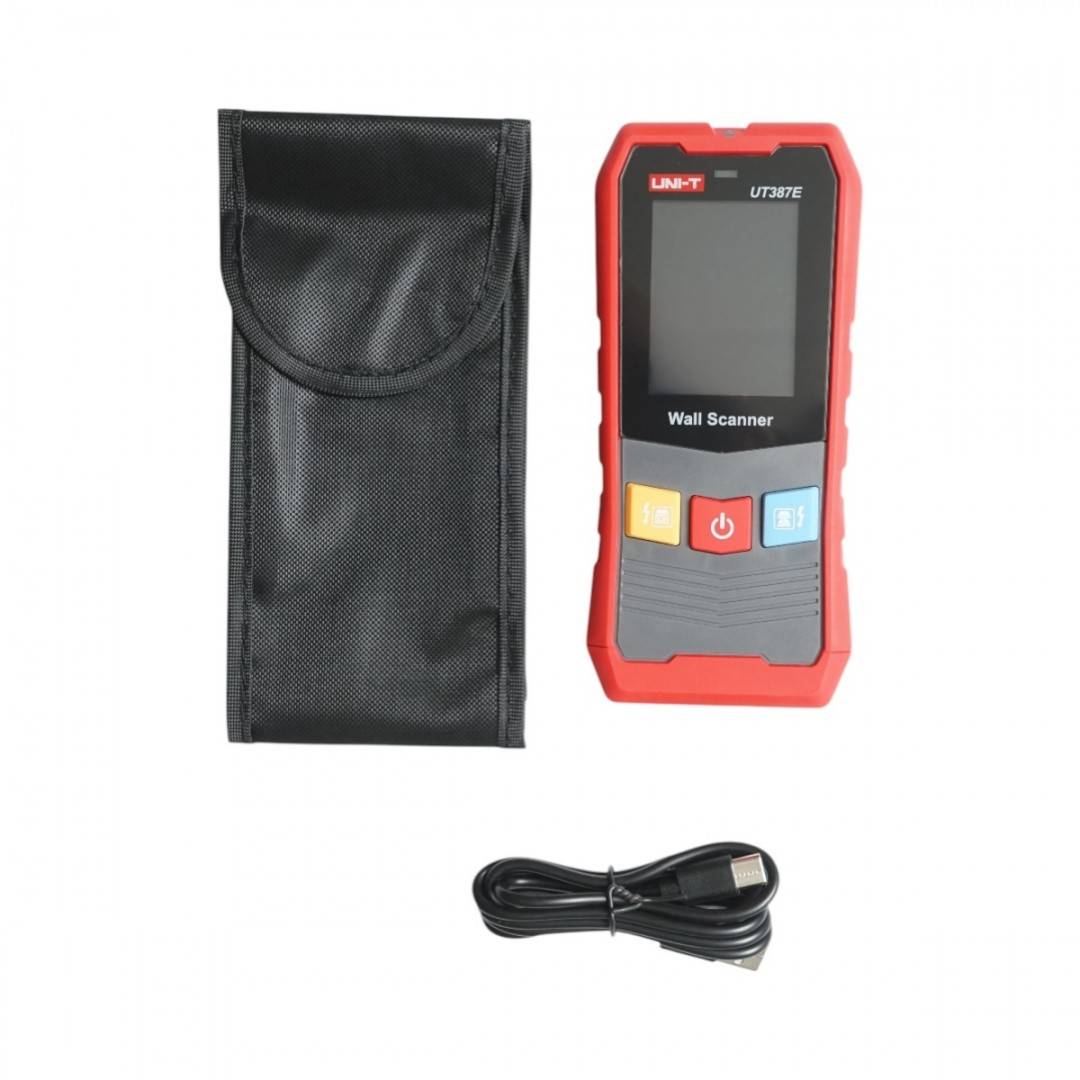 Detector metal, lemn si tensiune fara contact, afisaj LCD, alarma vocala UNI-T UT387E
