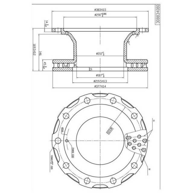 Disc frana BPW