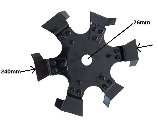 Disc motocoasa (6 cutite)