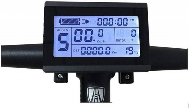 Display + controller bicicleta electrica KT LCD3 (36V - 48V / 500W)