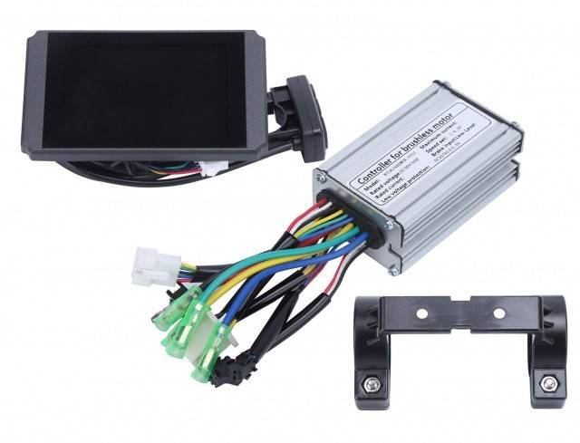 Display + controller bicicleta electrica LCD8H