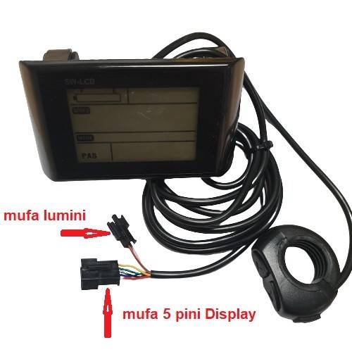 Display SW900 bicicleta electrica (24V, 36V, 48V)
