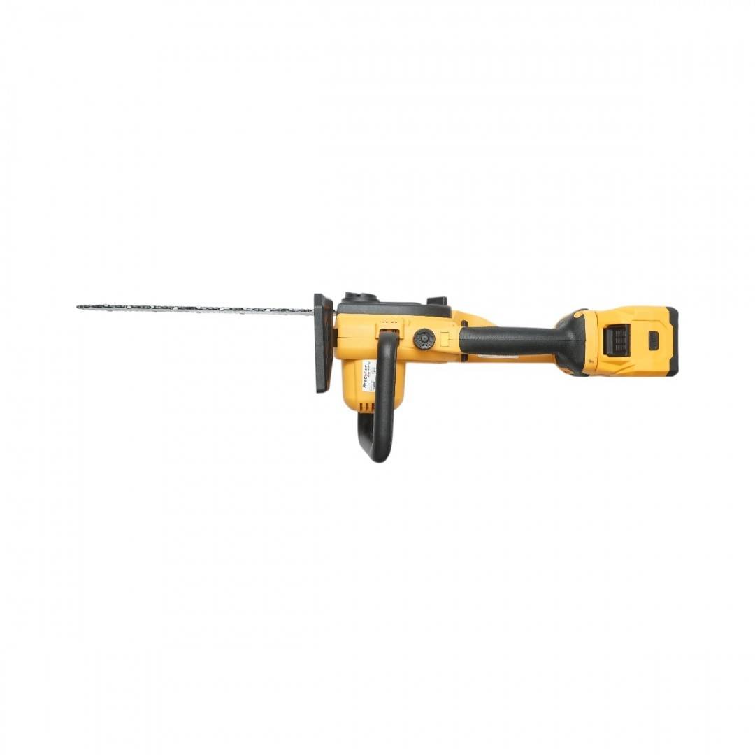Drujba electrica profesionala 1060W cu 2 acumulatori 21V, 6Ah Li-ion, motor brushless, lama 12 inch (300mm) Breckner Germany