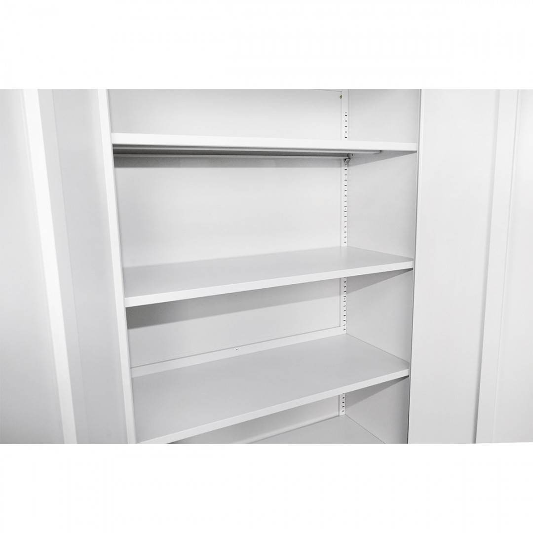 Dulap metalic fiset 1800x900x400mm cu 2 usi securizate, 4 polite, gri Breckner Germany