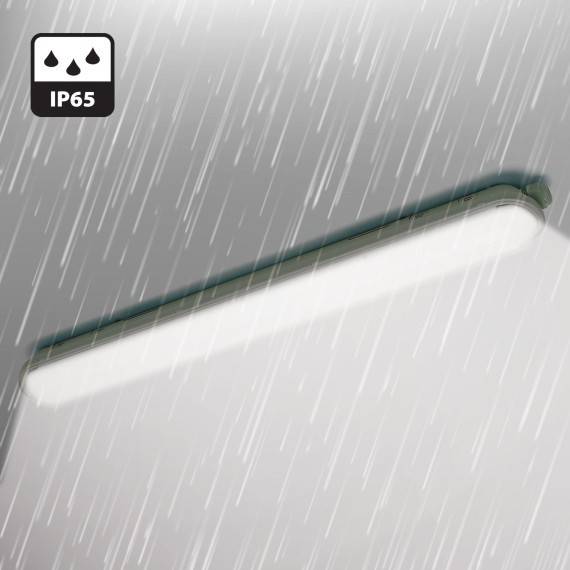 ECOPOWER: Plafoniera LED impermeabila, 60 cm, 2730 lm, extensibila