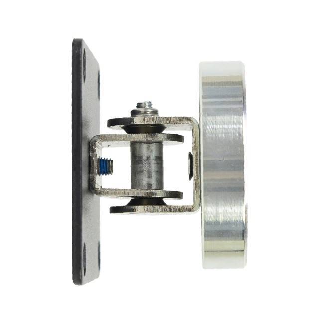 Electromagnet de retinere usa deschisa PNI EM50KG, Fail Safe, prindere pe perete, forta de deschidere 50Kg, 12/24V, negru