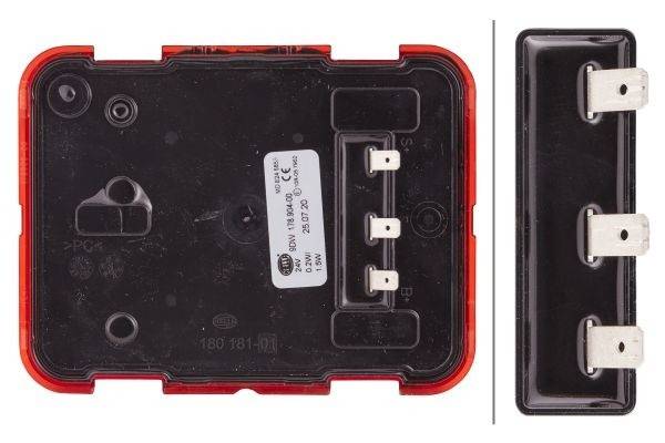 Element Lampa LED camion HELLA 24V EASYCONN I