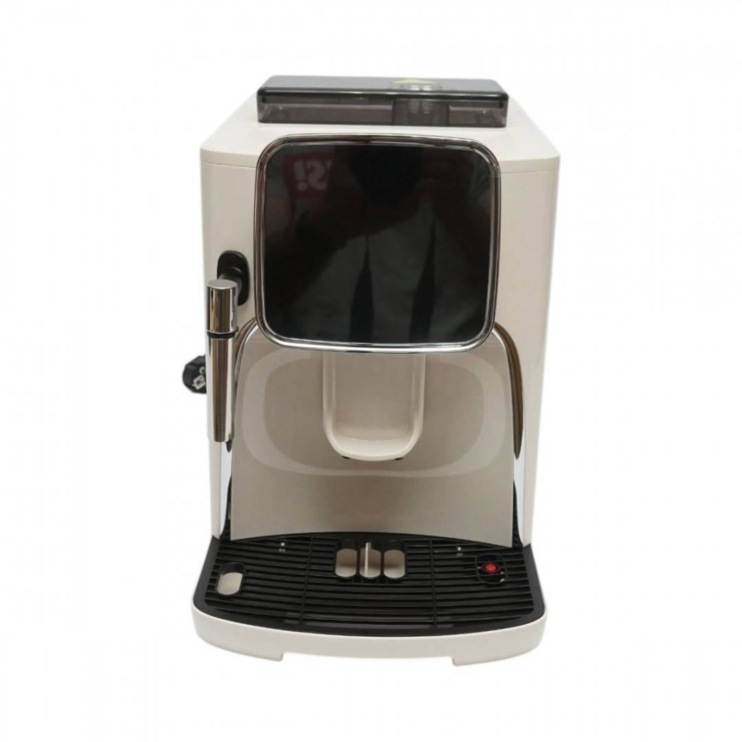 Espressor automat cafea boabe cu rasnita integrata 1450W, 220V, panou digital touch, sistem spumare lapte, presiune 19 bar, rezervor apa 1.7L