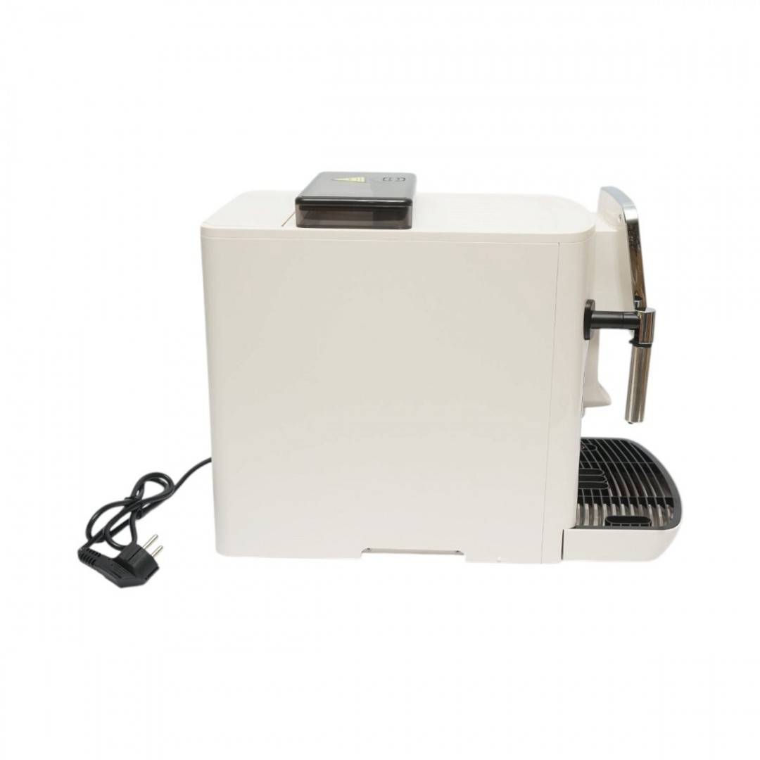 Espressor automat cafea boabe cu rasnita integrata 1450W, 220V, panou digital touch, sistem spumare lapte, presiune 19 bar, rezervor apa 1.7L