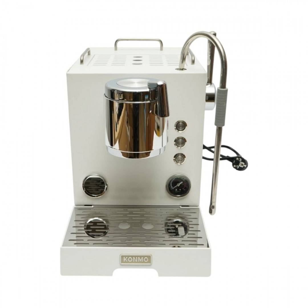 Espressor semi-automat profesional cafea boabe cu rasnita integrata 2950W, 220V, grup dublu, sistem spumare lapte, presiune 20 bar, rezervor apa