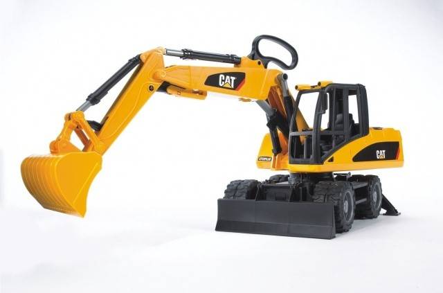 Excavator cu roti, Caterpillar - Bruder 2445