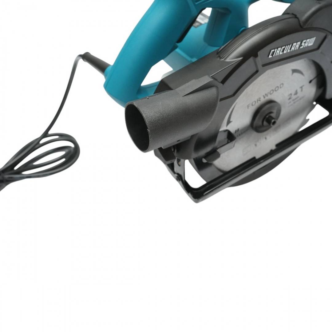 Fierastrau circular de mana cu laser 1050W, 220V, disc 185mm, taiere unghi 0-45°, turatie 5000rpm