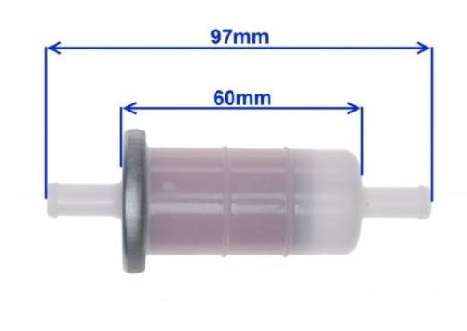 Filtru benzina moto (10mm)
