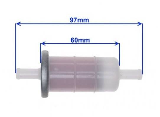 Filtru benzina moto (8mm)