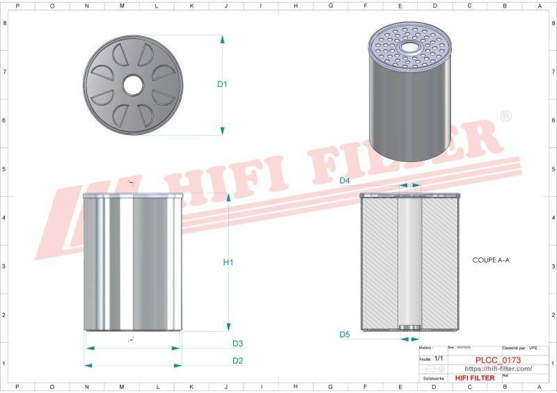Filtru combustibil SN 001 HIFI FILTER