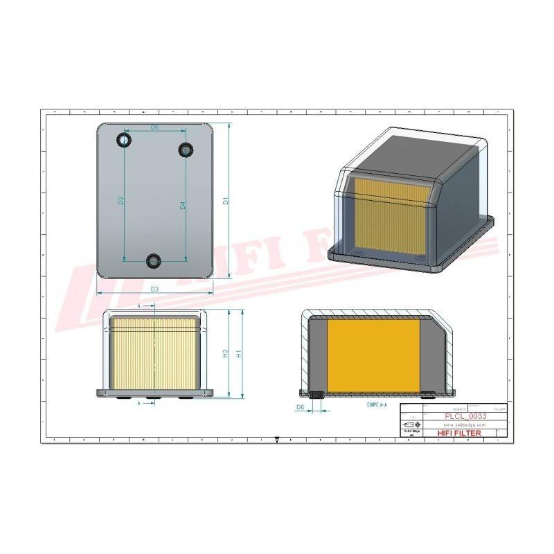 Filtru combustibil SN 203 HIFI FILTER