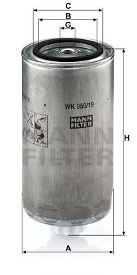 Filtru combustibil WK 950/19