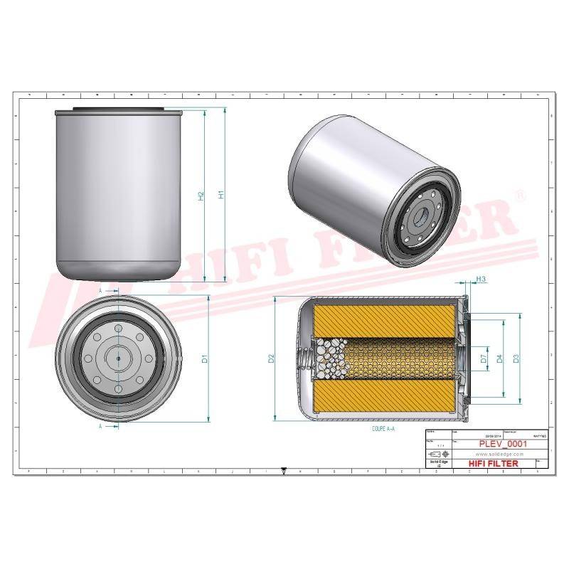 Filtru lichid racire WE 2072 HIFI FILTER