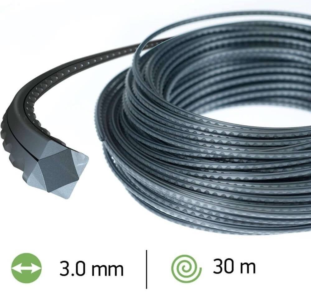 Fir motocoasa Holzfforma FlexiCut Pro™ 3mm x 30 m (striat)