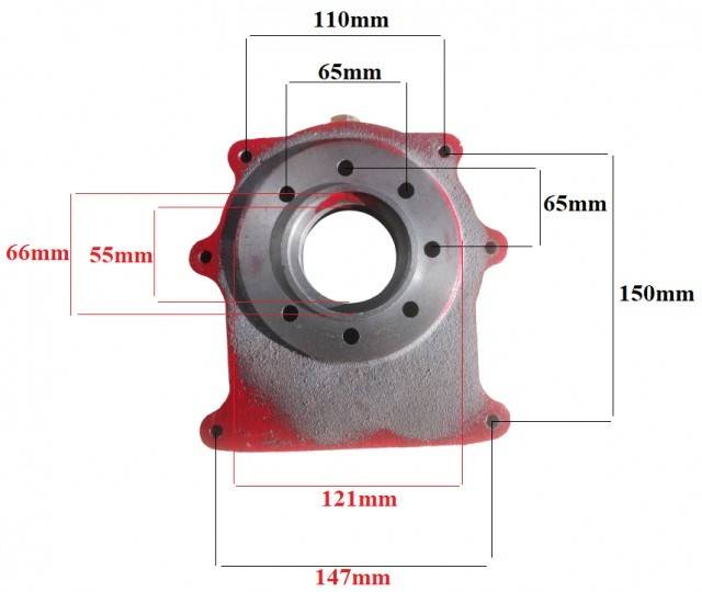 Flansa transmisie motosapa benzina 6.5, 7 CP