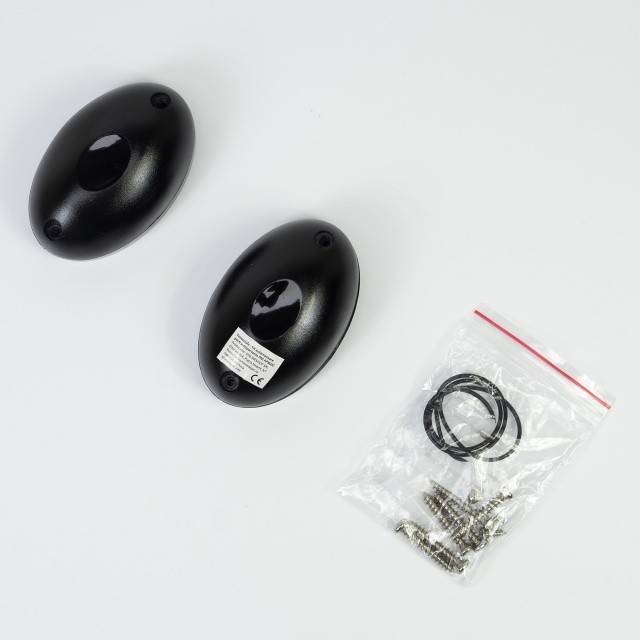 Fotocelule PNI CEL130, 1.92KHz, 12-24V, pentru porti autoportante, IP55, negru, 2 bucati