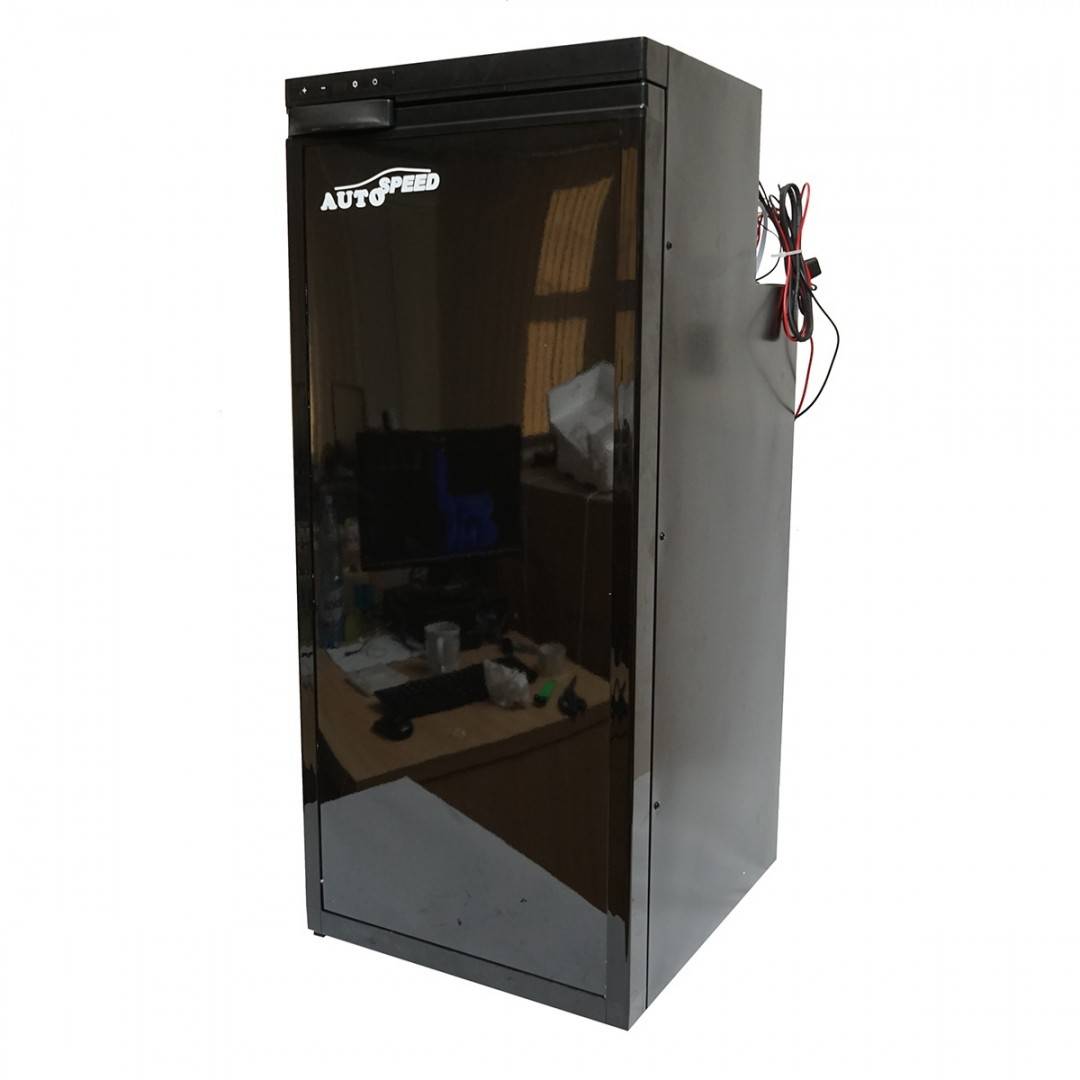 Frigider auto cu compresor 80W, capacitate 92.9L, tensiune alimentare 12-24-220V, ecran LCD, 418x504x975mm CR90 AUTOSPEED