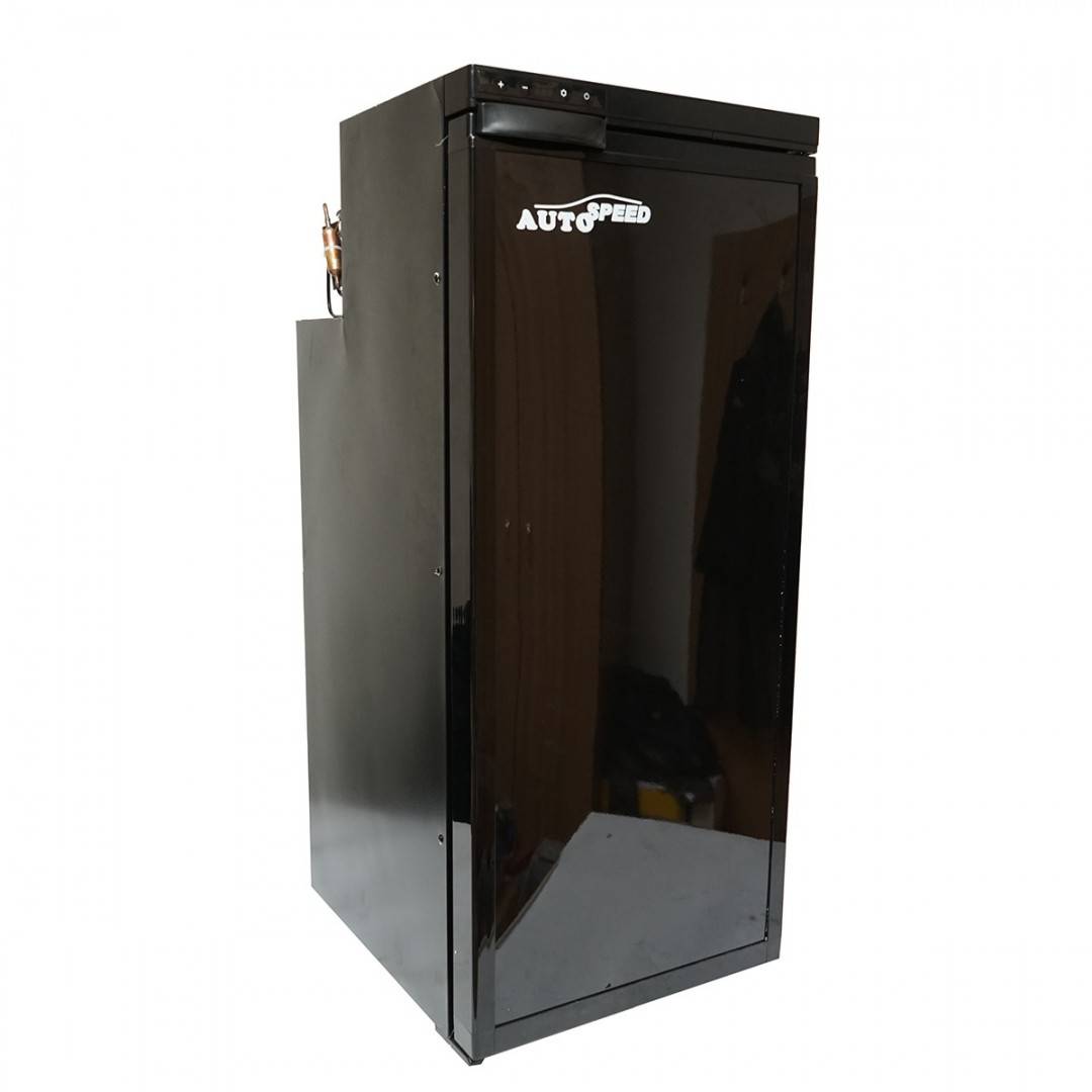Frigider auto cu compresor 80W, capacitate 92.9L, tensiune alimentare 12-24-220V, ecran LCD, 418x504x975mm CR90 AUTOSPEED