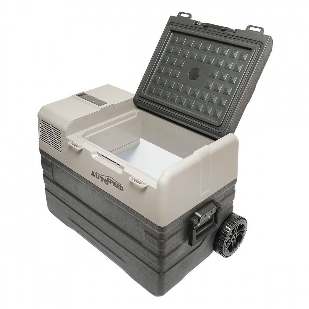 Frigider auto cu compresor si roti tip troler 42L 12-24-220V 60W
