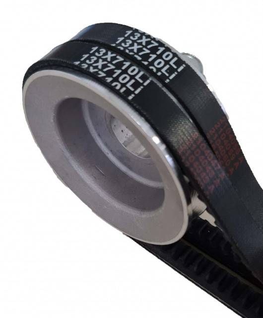 Fulie dubla motor generator, motopompa, motocultor 5-7CP (ax 20 mm, diametru 90mm)