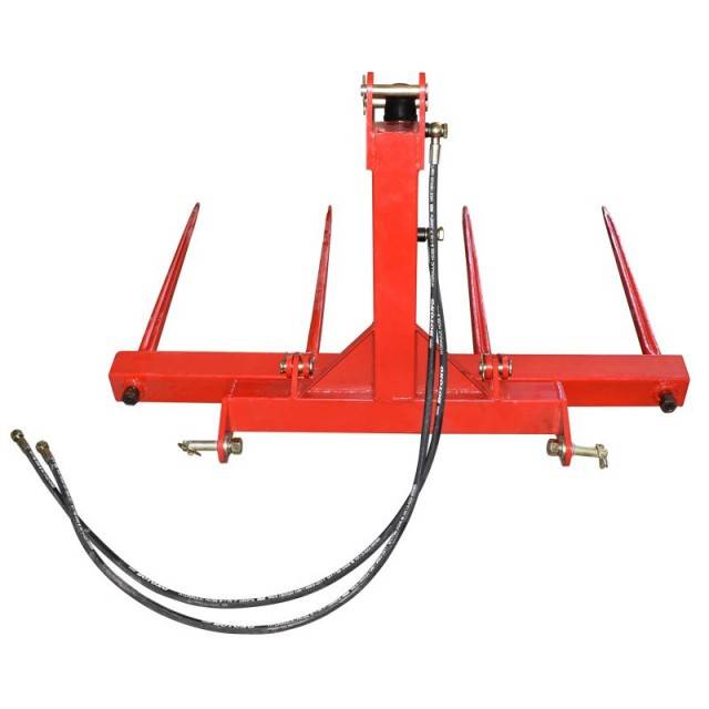 Furca spate hidraulica pentru incarcat baloti 250kg cu 4 tepuse 800mm