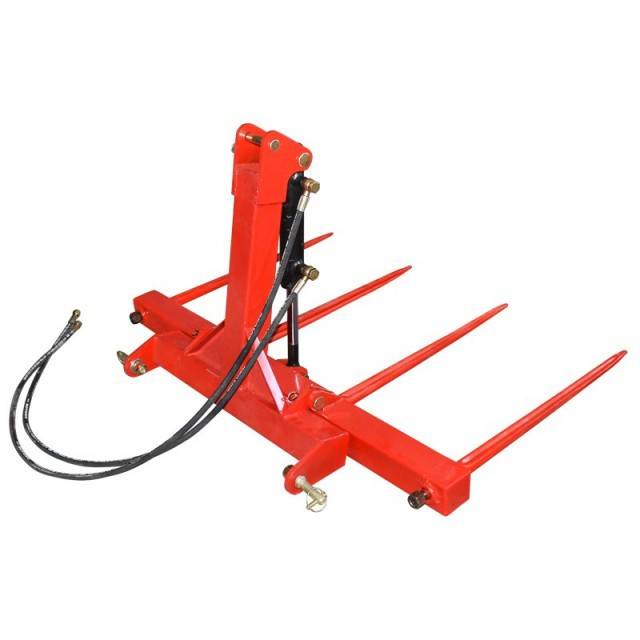 Furca spate hidraulica pentru incarcat baloti 250kg cu 4 tepuse 800mm