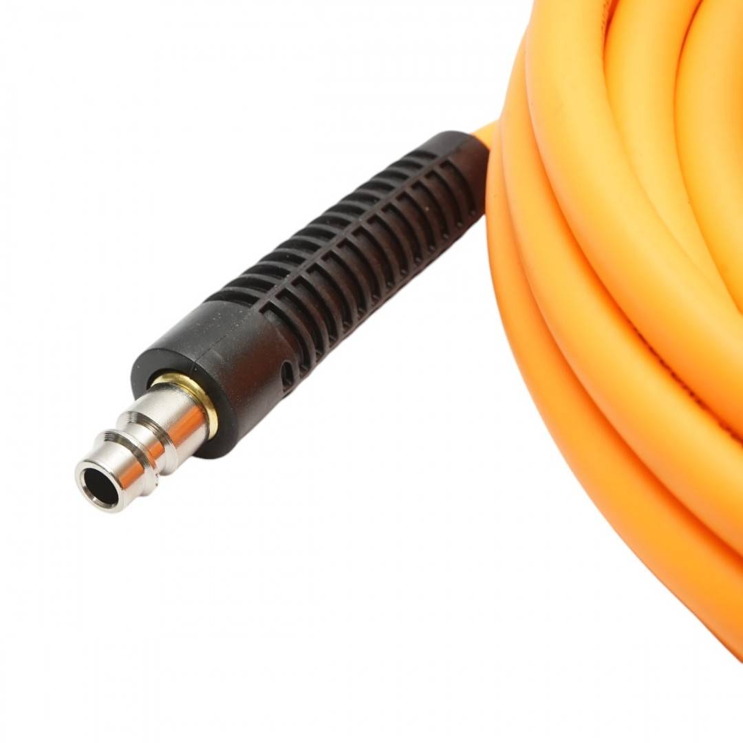 Furtun aer compresor profesional 7.5m din PVC si cuplare rapida universala Breckner Germany