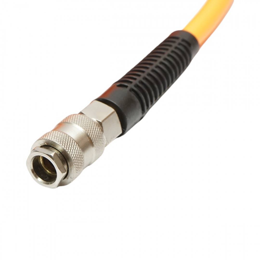Furtun aer compresor profesional 7.5m din PVC si cuplare rapida universala Breckner Germany
