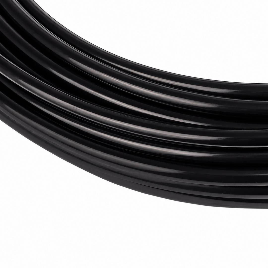 Furtun pneumatic Tekalan PA12 6 x 1 mm, negru