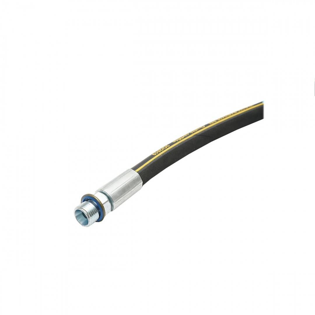 Furtun presiune sertizat pentru tirant hidraulic 770mm 1/2 NPT-5/8-18 UNF